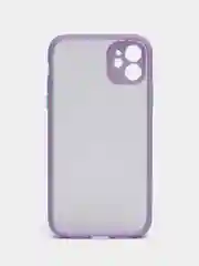 Лавандовый чехол для Apple iPhone 11, чехол матовый на Айфон 11 с цветными кнопками