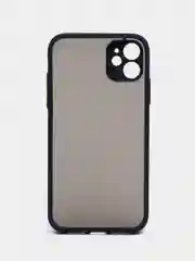 Темно-синий чехол для Apple iPhone 11, чехол матовый на Айфон 11 с цветными кнопками