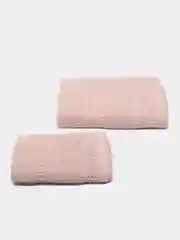 Коричневый набор махровых полотенец, 2 шт банное70*140+полубанное 50*80