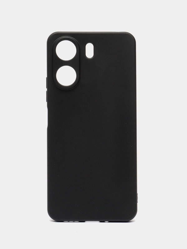 Чехол Xiaomi Redmi 13C / Poco C65 / Сяоми Редми 13С / Поко С65, черный, силиконовый