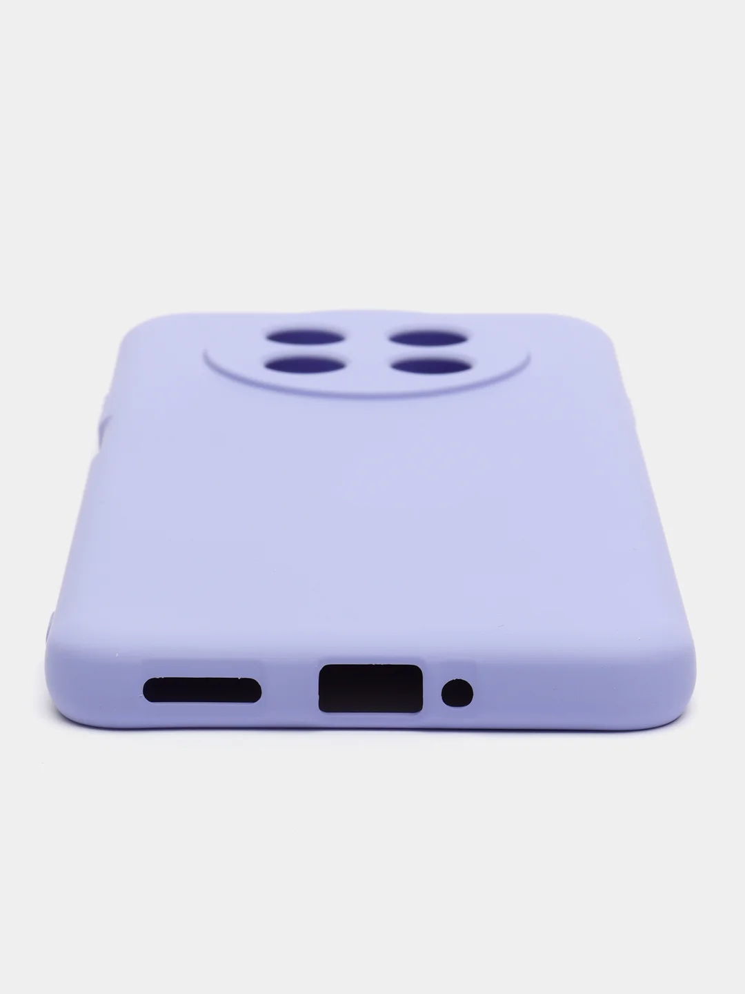 Сиреневый чехол Silicone Cover для Huawei Nova Y91 / Хуавей Нова У91, силиконовый