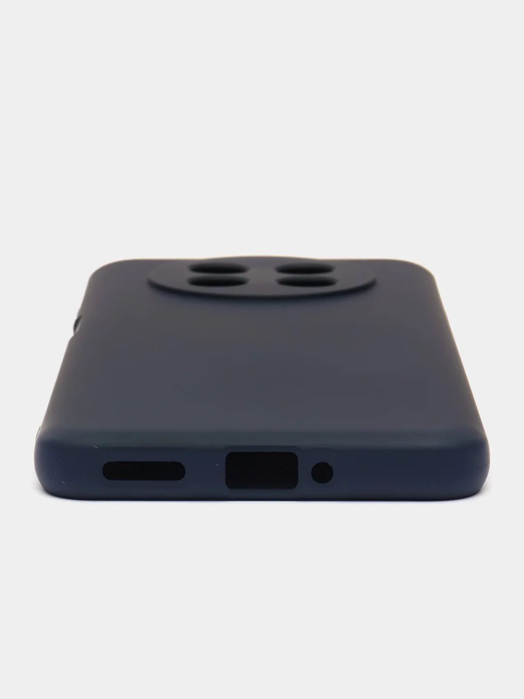 Темно-синий чехол Silicone Cover для Huawei Nova Y91 / Хуавей Нова У91, силиконовый