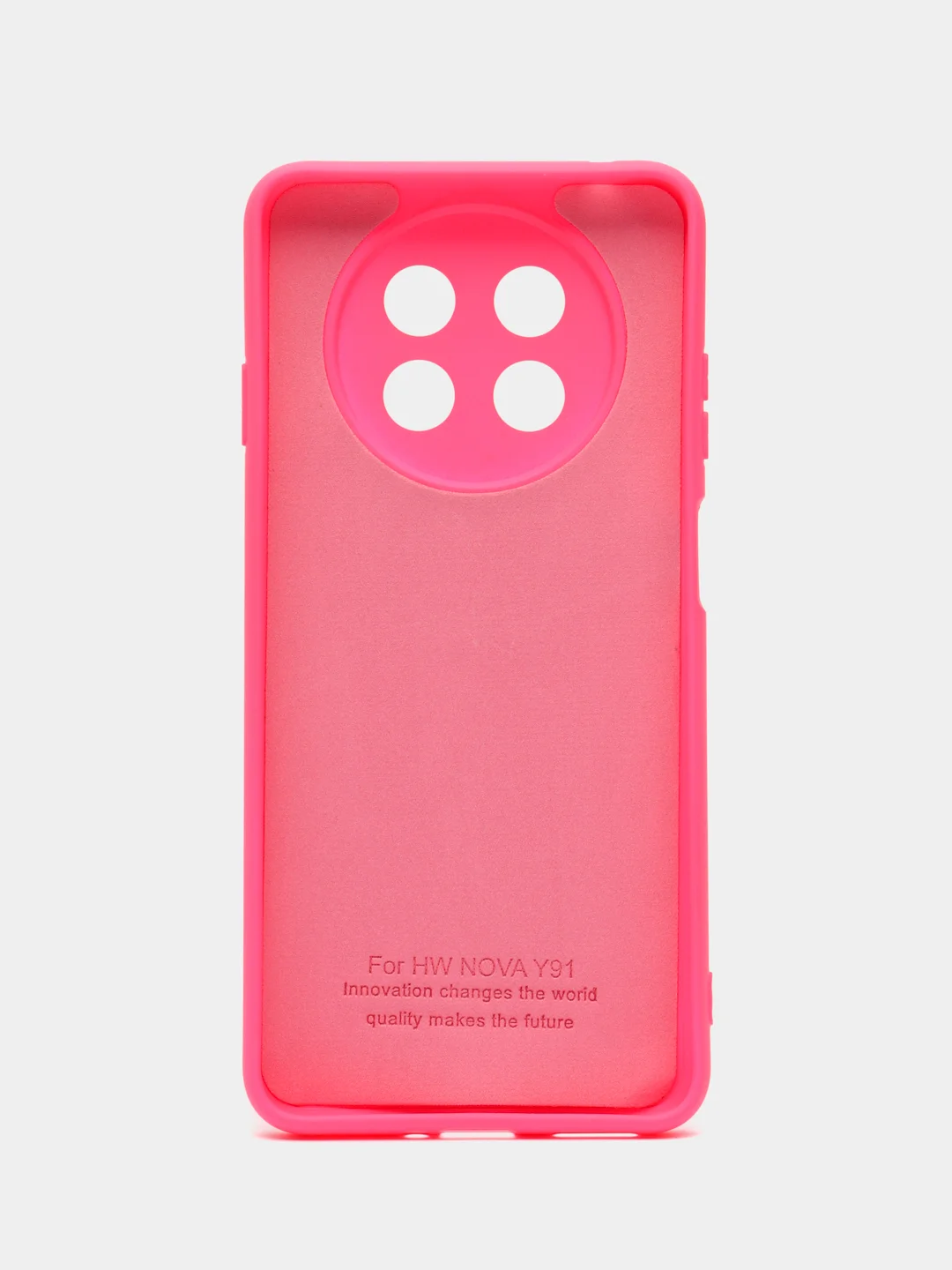 Фуксия чехол Silicone Cover для Huawei Nova Y91 / Хуавей Нова У91, силиконовый
