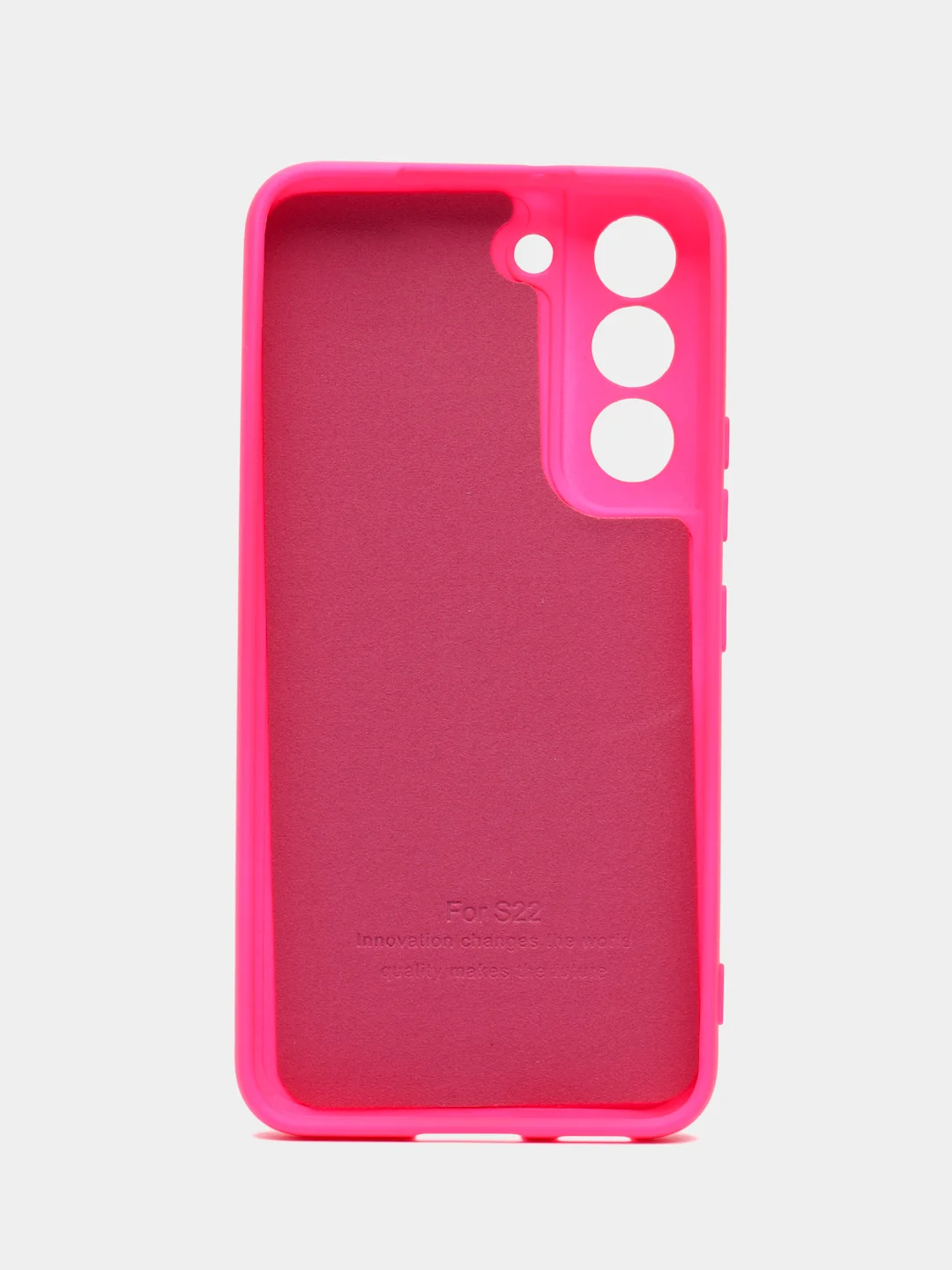 Фуксия чехол силиконовый для Samsung Galaxy S22 (Самсунг Галакси С22), Silicone Cover