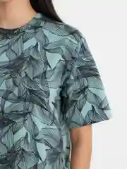 Бирюзовый платье-футболка Oversize, короткая туника, большие размеры 42-60