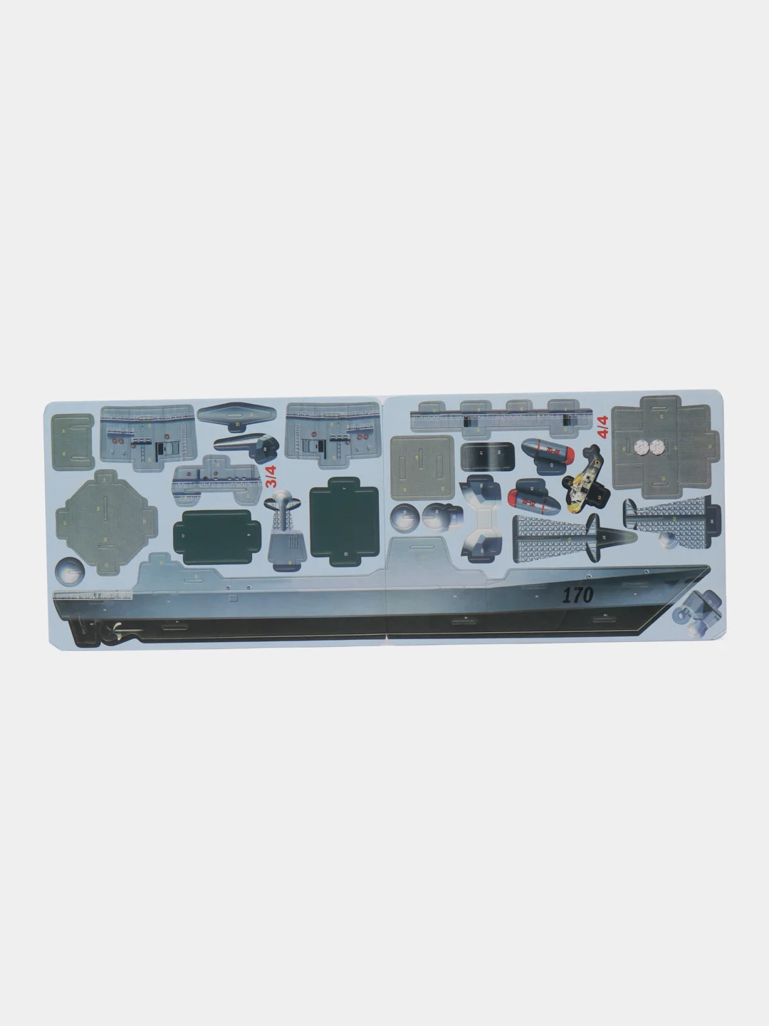 Конструктор 3D Военный корабль