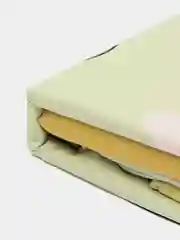 Желтый комплект постельного белья 2 СПАЛЬНЫЙ Хлопок / Сатин Хоум Текстиль / Евро 1,5 СП