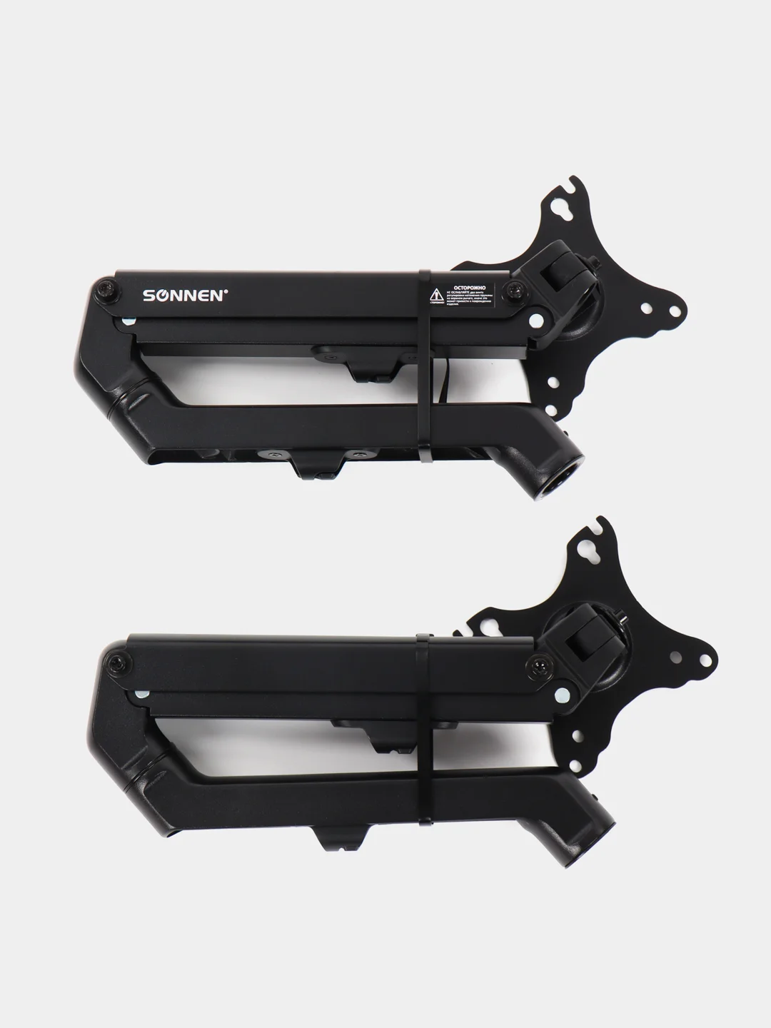 Кронштейн для двух мониторов настольный, 17"-27", до 14 кг, Sonnen, 455945