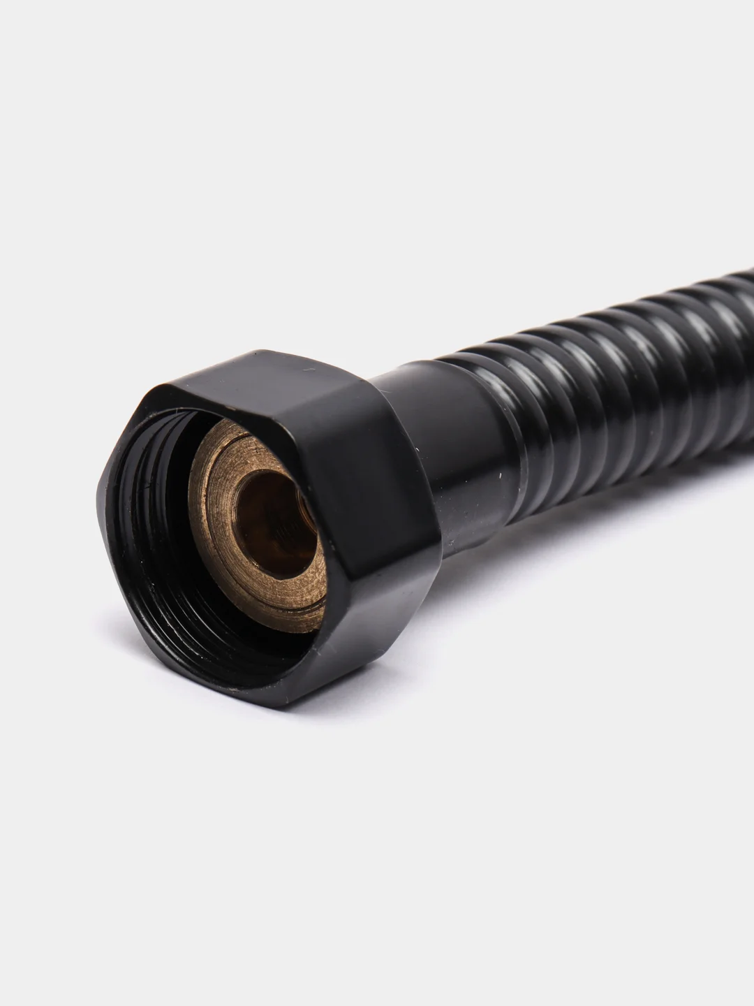 Шланг для душа, 150 см, 1/2"(Имп)-1/2"(Имп), сталь, латунь, EPDM, антитвист, черный
