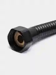 Шланг для душа, 150 см, 1/2"(Имп)-1/2"(Имп), сталь, латунь, EPDM, антитвист, черный