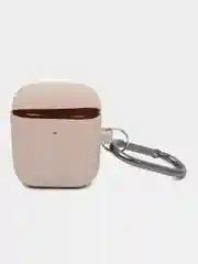 Пудровый чехол на Apple Airpods 1, 2 поколения для беспроводных наушников КАРТОФАН силиконовый