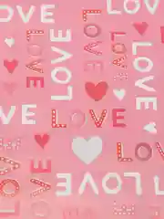 Коралловый бумага упаковочная 23 февраля день святого валентина 8 марта 50х70