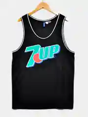 Черный майка / топ H&M x 7up  XS