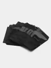 Пакеты фасовочные для продуктов zip lock, набор 100 шт, 10x15 cм, черные, Brauberg, 608932