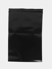 Пакеты фасовочные для продуктов zip lock, набор 100 шт, 10x15 cм, черные, Brauberg, 608932