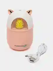 Кораллово-розовый увлажнитель воздуха для дома, увлажнитель с подсветкой, аромадиффузор