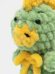 Мягкая плюшевая игрушка брелок для рюкзака / сумки Дракоша ручной работы 10х7см