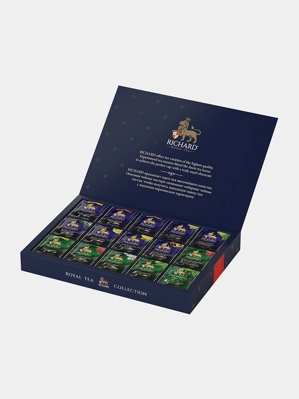 Чай Richard Royal Tea Collection, 15 вкусов, 120 пакетиков по 1,9 г