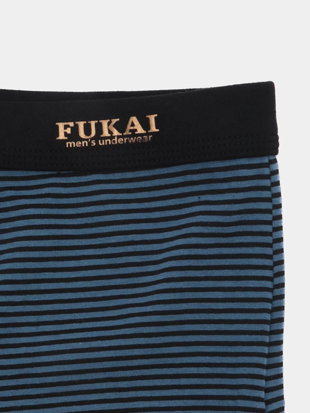 Синий трусы боксеры мужские Fukai Premium, с рисунком, хлопок