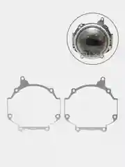 Переходные рамки для замены линз в фарах Hella для Toyota Avensis II рест. 2006-2009, 2 шт