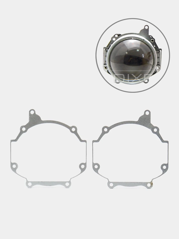 Переходные рамки для замены линз в фарах Hella для Toyota Avensis II рест. 2006-2009, 2 шт