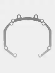 Переходные рамки для замены линз в фарах Hella к Toyota RAV4 III XA30 дорест2005-2010,2 шт