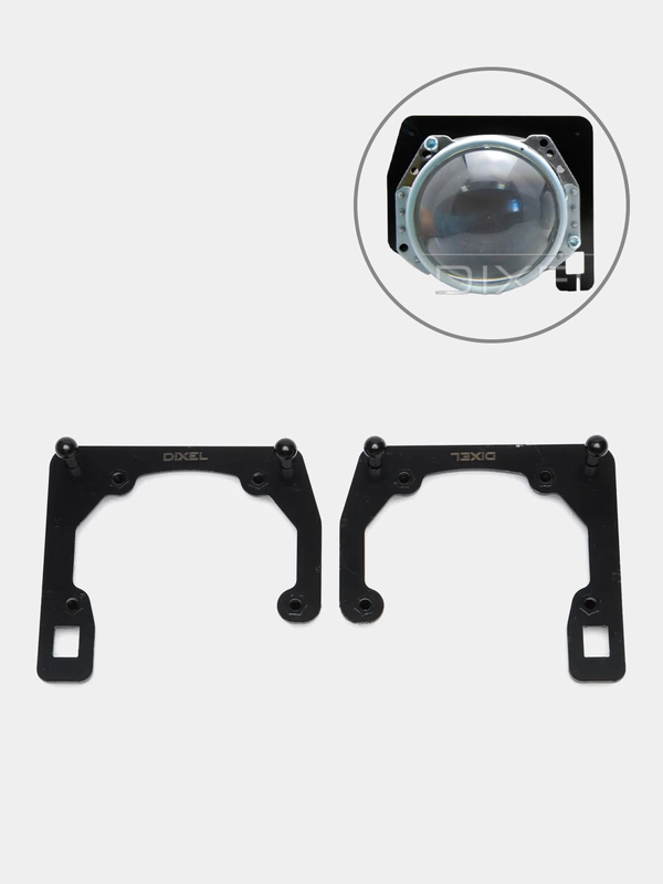 Переходные рамки для замены линз в фарах Hella для Mazda 6 GG 2002-2008 Тип-3, 2 штуки