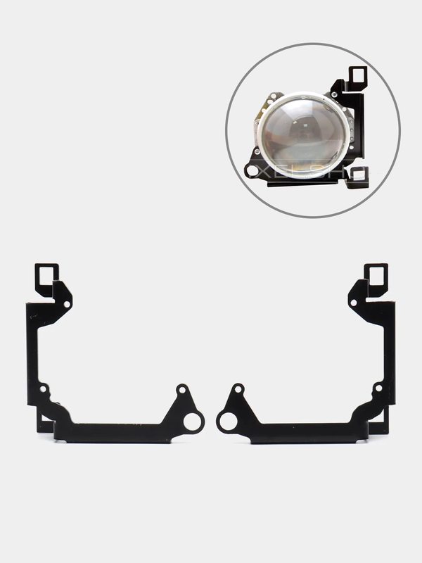 Переходные рамки для замены линз в фарах Hella для Mazda 6 GH рест. 2009-2013, 2 штуки