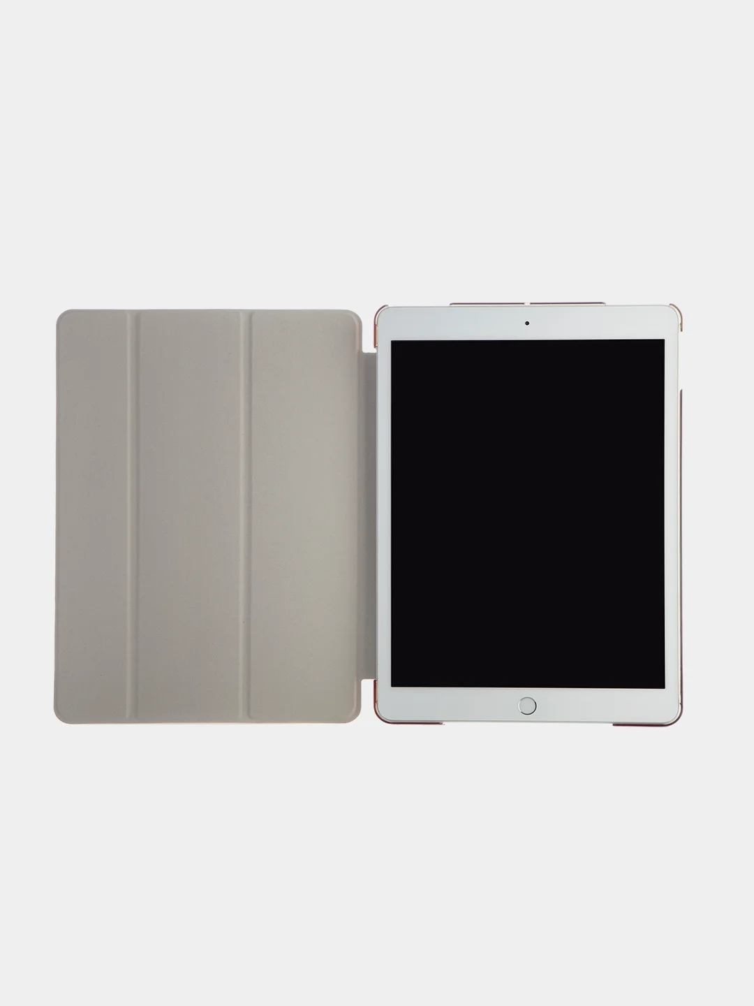 Серый чехол-книжка для планшета Apple iPad 10.2 7/8/9 поколения 2019/2020/2021 пластик КАРТОФАН