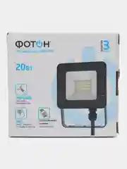 Прожектор светодиодный, сетевой FL-20W6K65, 20W, ФОТОН