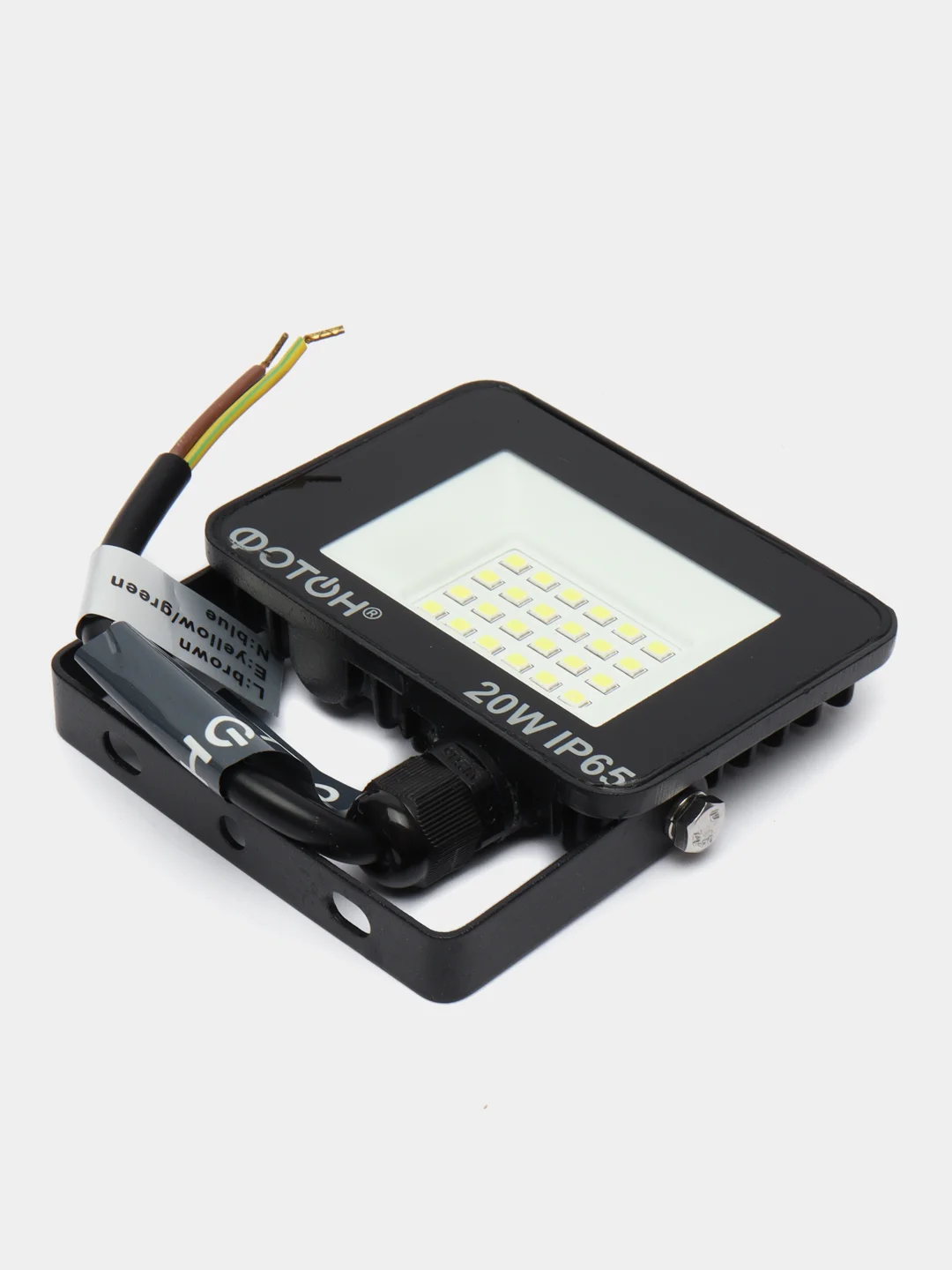 Прожектор светодиодный, сетевой FL-20W6K65, 20W, ФОТОН