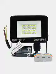 Прожектор светодиодный, сетевой FL-20W6K65, 20W, ФОТОН