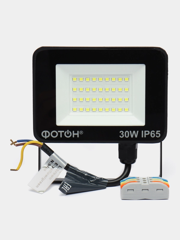 Прожектор светодиодный, сетевой FL-30W6K65, 30W, ФОТОН