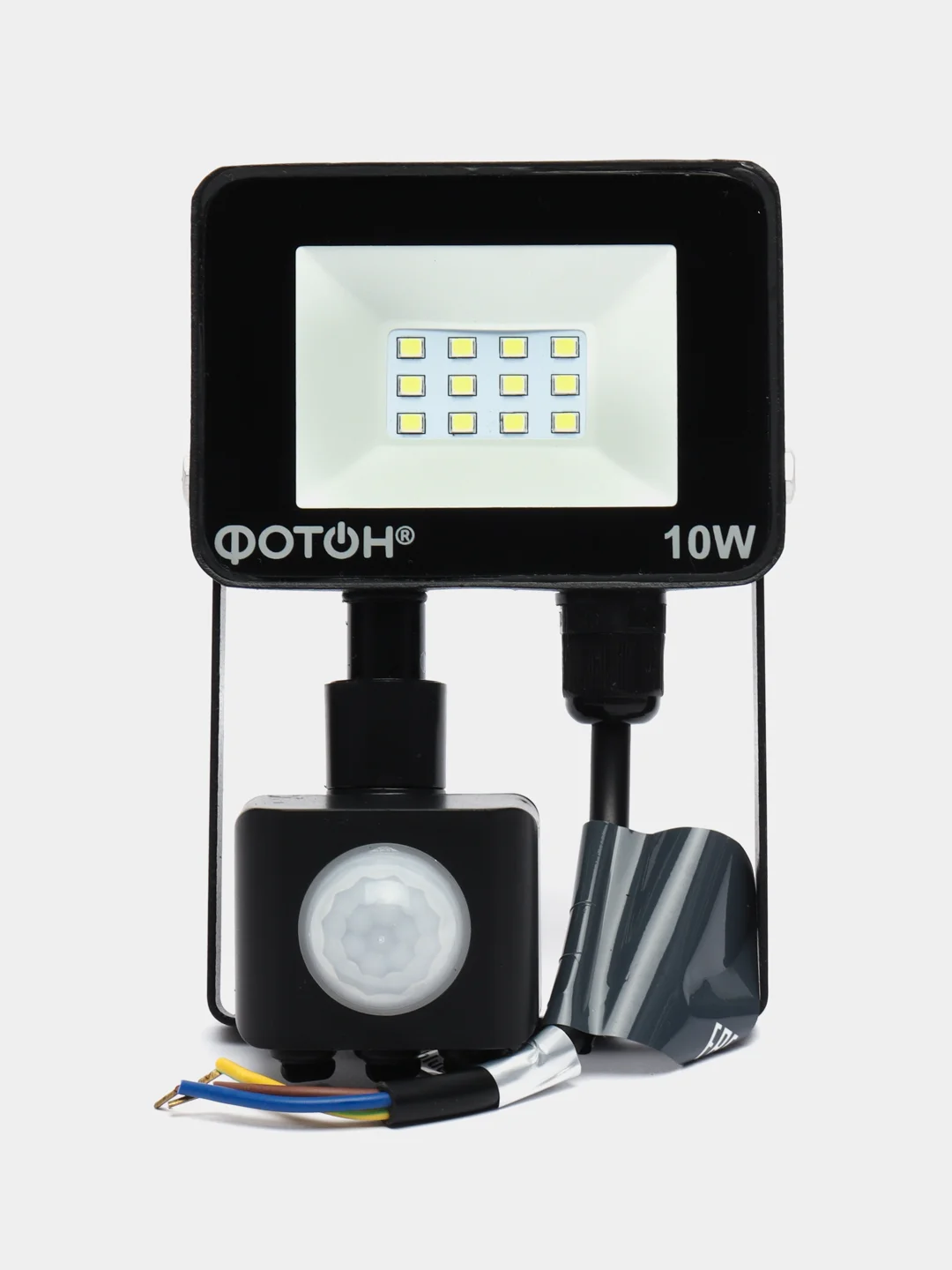 Прожектор светодиодный сетевой ФОТОН FL-10W6K65-PIR 10W, с датчиком движения