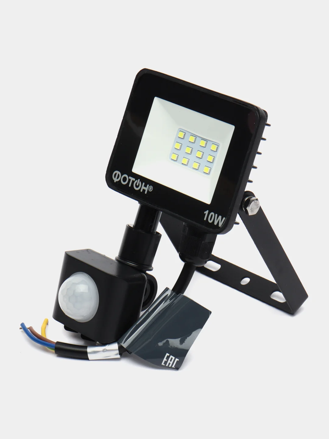 Прожектор светодиодный сетевой ФОТОН FL-10W6K65-PIR 10W, с датчиком движения