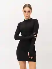 Черный платье лапша