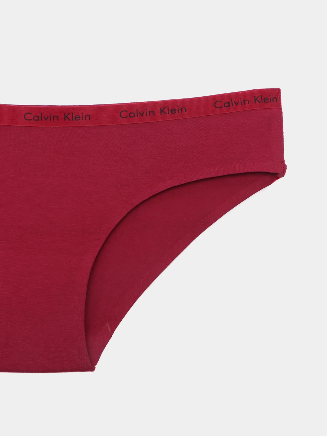 Бордовый трусы слипы женские бесшовные с надписью "Calvin Clein", хлопок.  Много расцветок!