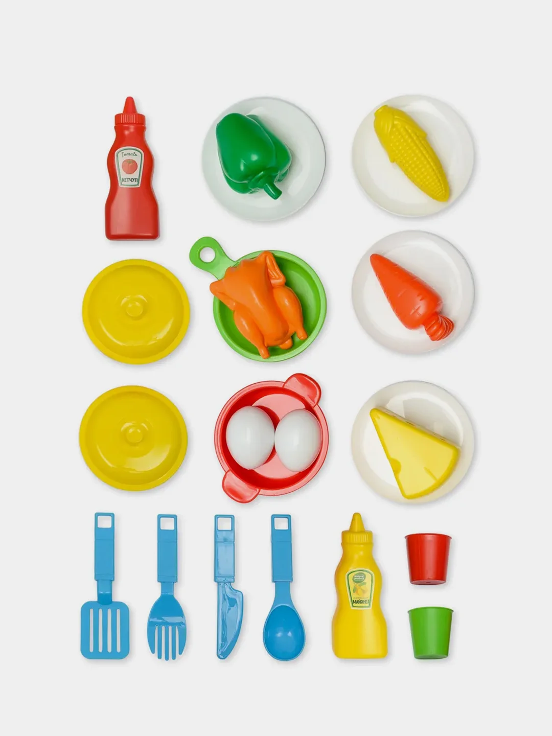 Игровой набор "Любимая кухня" в тележке Green Plast