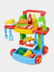 Игровой набор "Любимая кухня" в тележке Green Plast