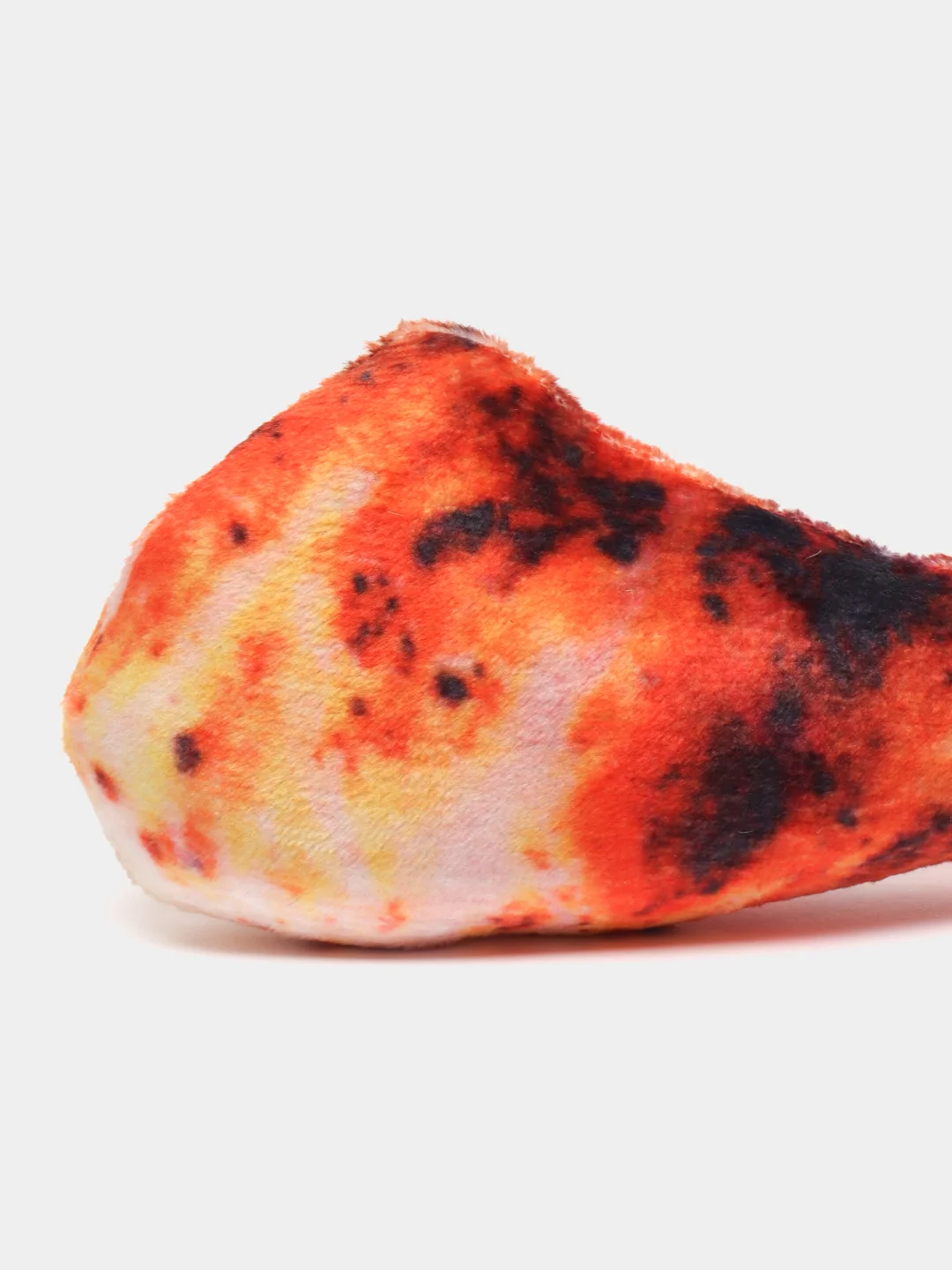 Коричневый игрушка с пищалкой "кусок мяса" для собак и кошек пищащая