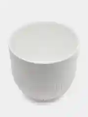 Белый горшок для цветов "Альфа"