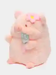 Розовый мягкая игрушка Свинья LULU Пухля Поросенок Pig