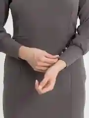 Белый платье женское, приталенное