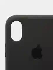 Серый чехол Silicone Case для iPhone XR, с открытым низом
