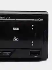 Красный автомагнитола dv-Pioneer.ok 214 (Bluetooth/AUX/USB/FM)