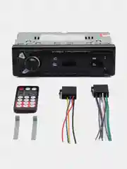 Красный автомагнитола dv-Pioneer.ok 214 (Bluetooth/AUX/USB/FM)