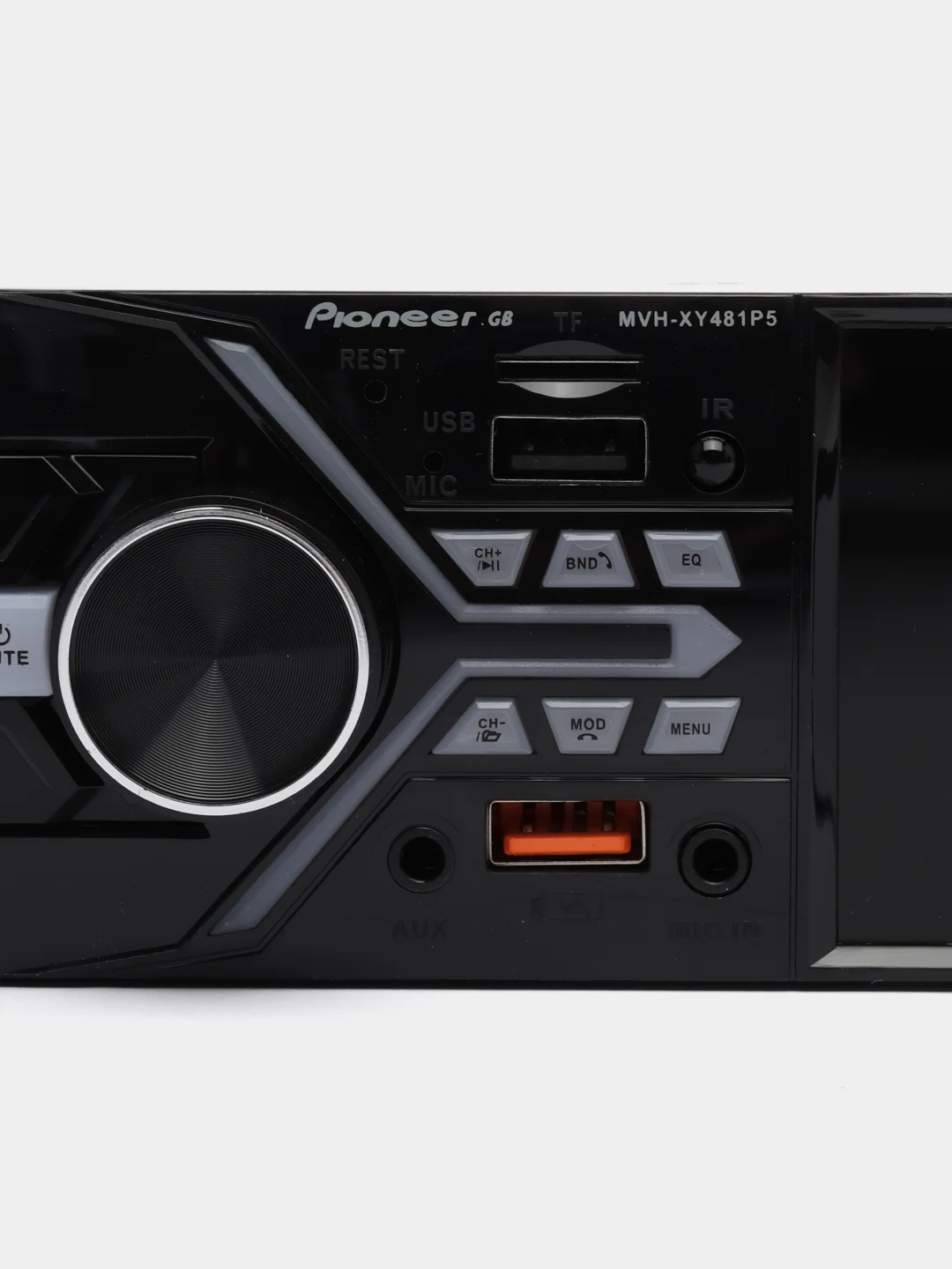 Красный автомагнитола Pioneer.GB 471 MP5 4" дюйма Bluetooth / USB / AUX / FM
