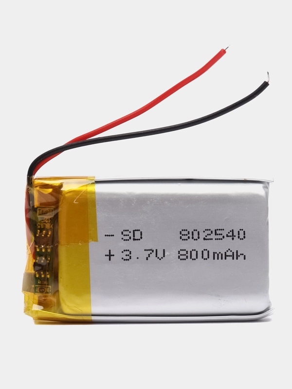 Аккумулятор литий-полимерный 8,0*25*40 (3,7 В, 800mah) фактическая 800mah