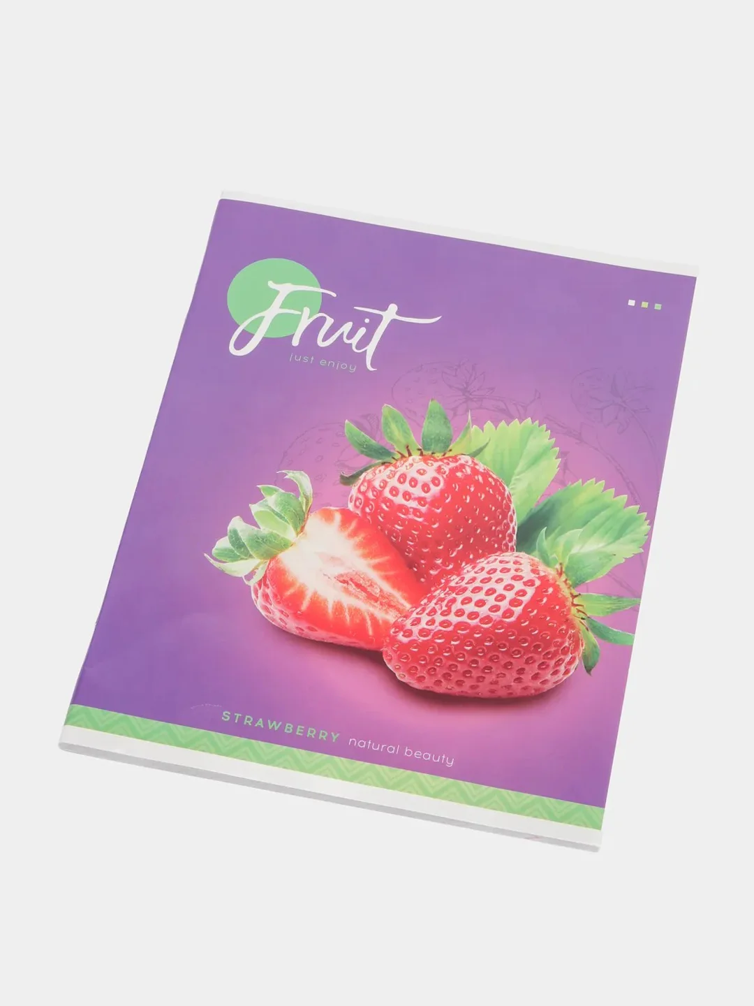 Зеленый тетрадь "Фрукты. Colorful fruits", А5, клетка, 48 листов