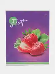 Зеленый тетрадь "Фрукты. Colorful fruits", А5, клетка, 48 листов